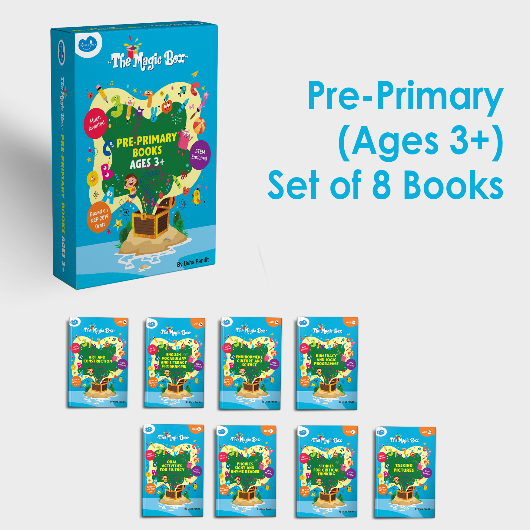 Pre-primary books for ages 3+